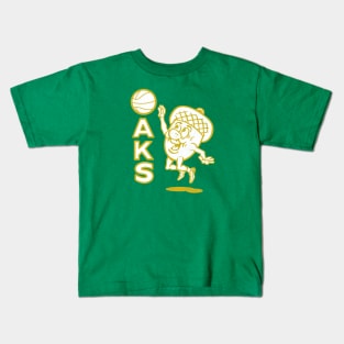 Defunct Oakland Oaks Basketball Kids T-Shirt